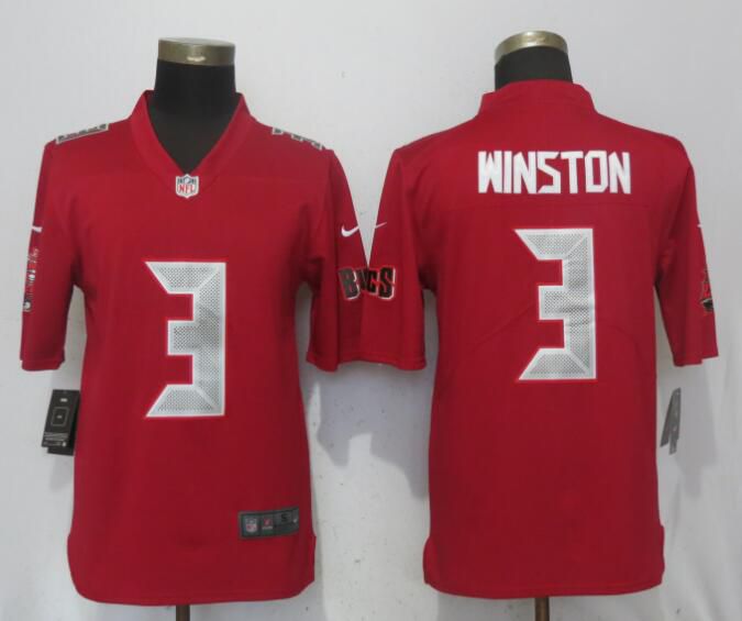 Men Tampa Bay Buccaneers #3 Winston Navy Red Nike Color Rush Limited NFL Jerseys->new york jets->NFL Jersey